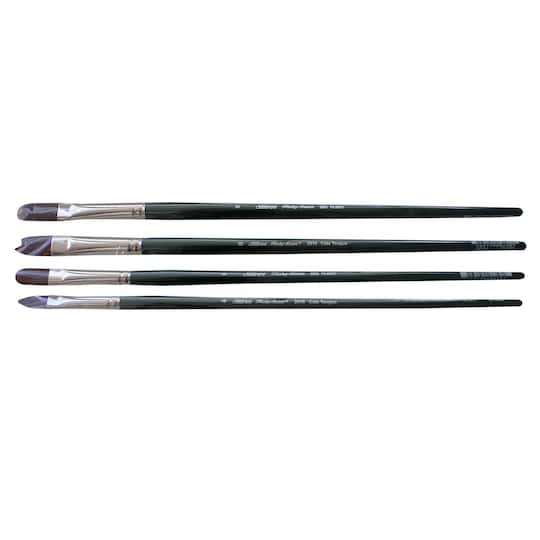 Silver Brush Limited Ruby Satin® 4 Piece Brush Set